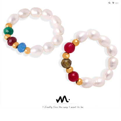 Women's Sense Affordable Luxury Fashion Simple Personality Natural Rings