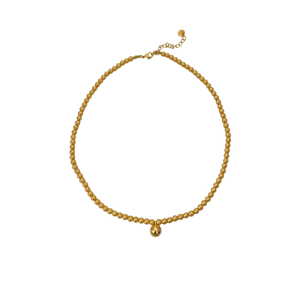 Women's & Men's Protection Glass Pearl Hip Hop Niche Crystal Necklaces