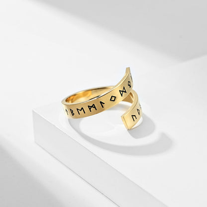 Symbol Open Ended Personality Titanium Steel Rings