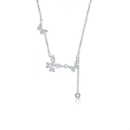 Women's Tassel Butterfly For Light Luxury Minority Clavicle Chain Necklaces