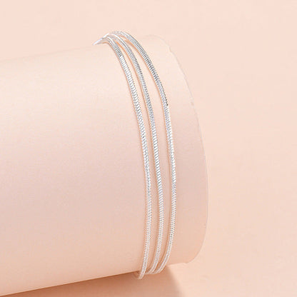 Jewelry Sier-plated Bell Love Star Flower Bracelets