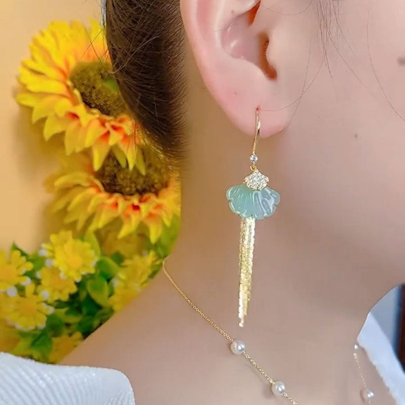 Design Unique Temperament Long Fringe High Earrings