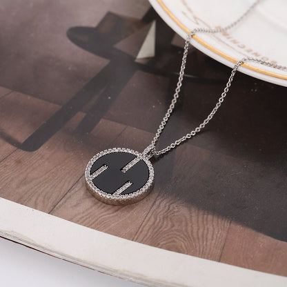 Solid Drip Smiley Female Affordable Luxury Fashion Necklaces