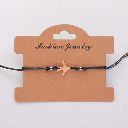 Personality Fashion Woven Wax Rope Adjustable Bracelets