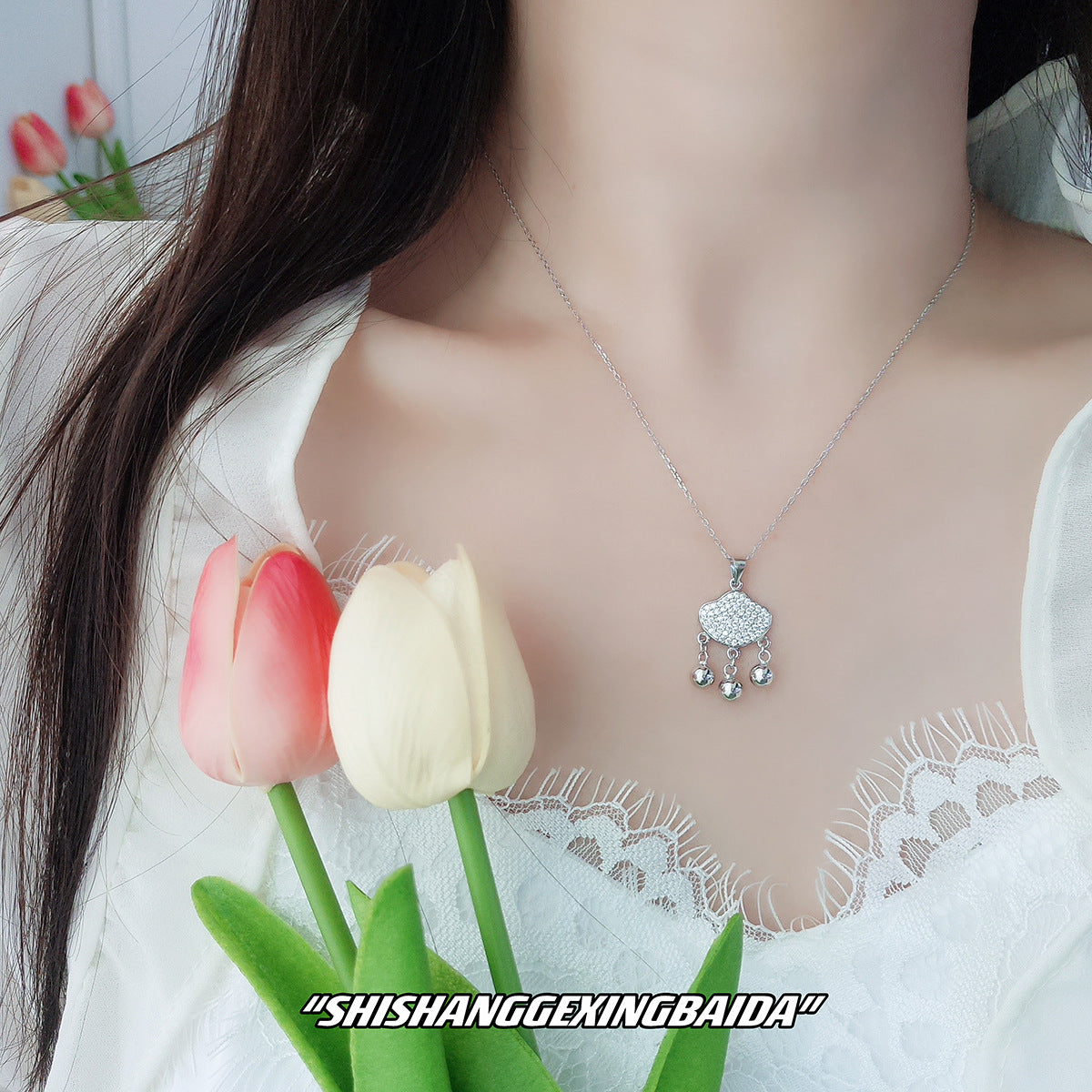 Women's Safety Lock Temperamental Minority High-grade Ornament Necklaces