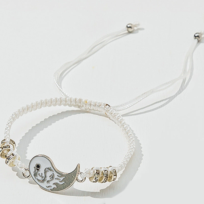 Dragon Totem Braided Haematite Hand-woven Couple Tai Bracelets