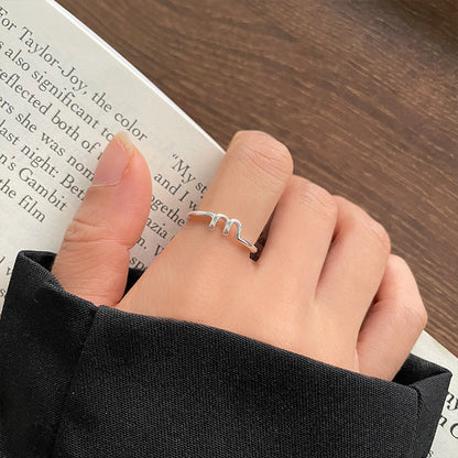 Personalized Cold Style Hand Jewelry Female Opening Rings