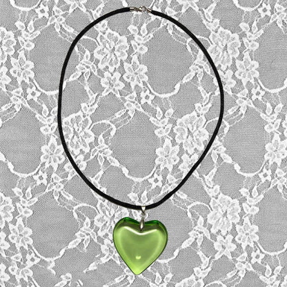 Women's Beautiful Love Fashion Heart Pendant Straight Necklaces