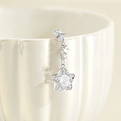 Zircon Niche Design Advanced Ear Light Earrings