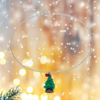 Christmas Cartoon Sweet Cute Childlike Santa Necklaces