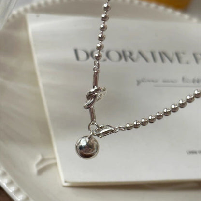 Women's Knotted Small Balls Minimalist Fashion Exquisite And Versatile Necklaces
