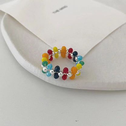 Sterling Sier Order Style Synchronous Smiley Face Rings