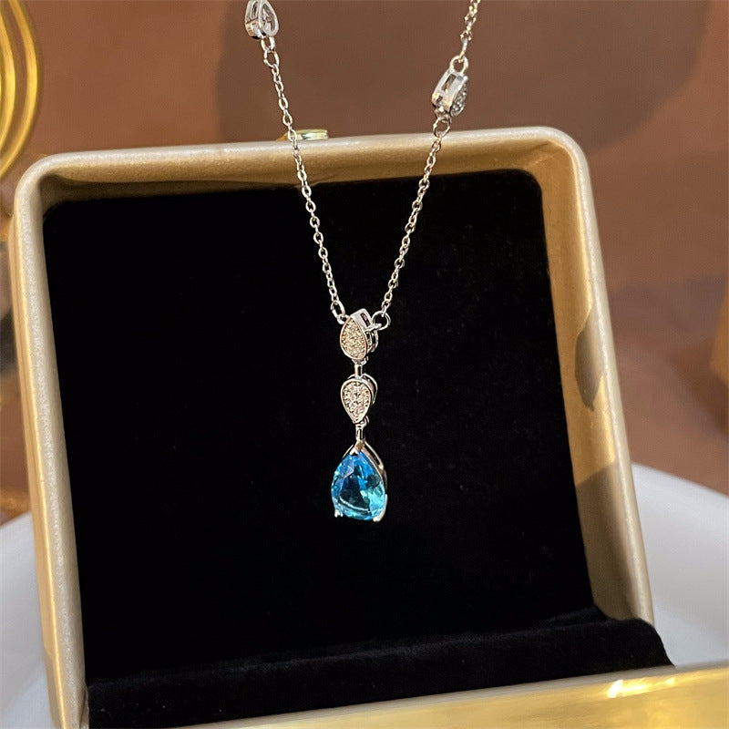 Women's & Men's & Sweet Cool Flower Stars Heart For Niche Design Clavicle Necklaces