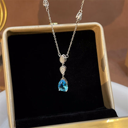 Women's & Men's & Sweet Cool Flower Stars Heart For Niche Design Clavicle Necklaces