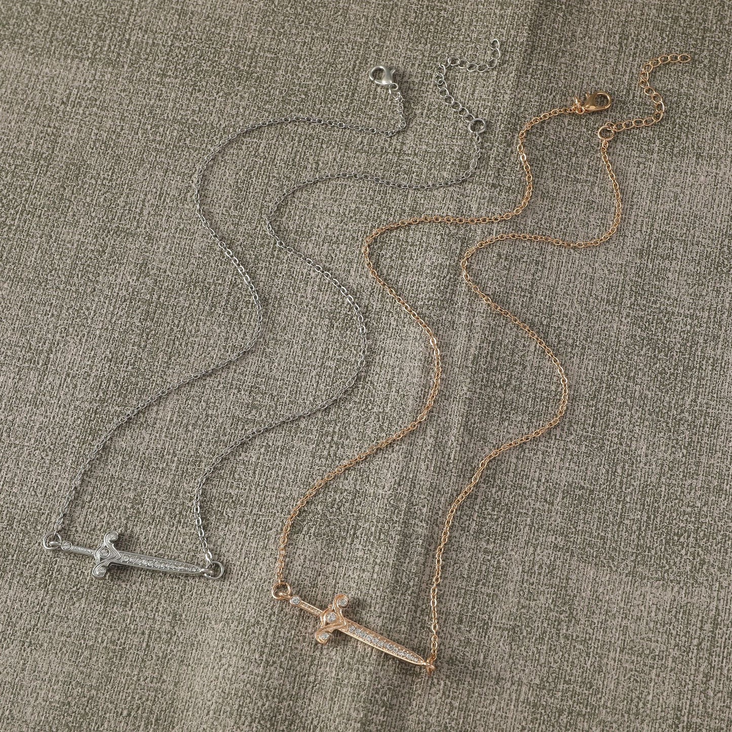 Women's Cross Sword Pendant Hip Hop Punk Necklaces