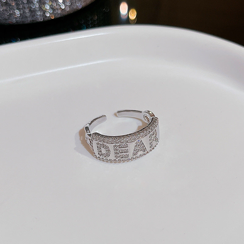 Wind Irregular Female Niche Design Simple Rings