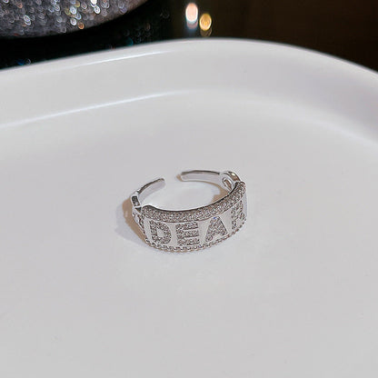 Wind Irregular Female Niche Design Simple Rings