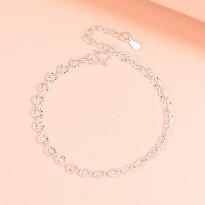 Style Temperament Personality Carven Design O-shaped Chain Bracelets