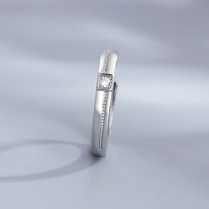 Pair Of Fashion Heart-shaped Open Trendy Rings