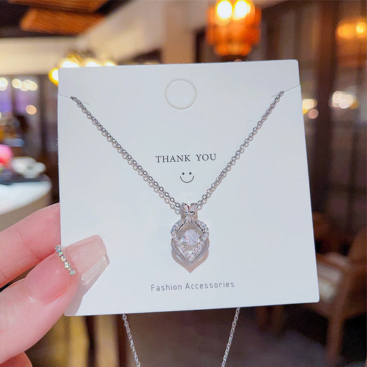 Women's Steel No Fading High Sense Temperament Wild Light Necklaces