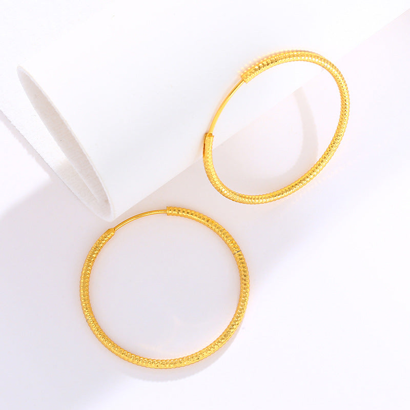 Simple Exaggerated Big Circle Female Fashion Earrings