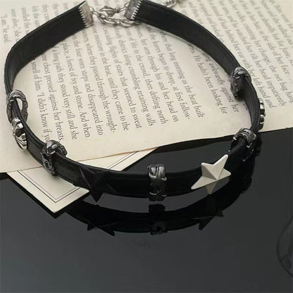 Black And White Two-color Collar Female Necklaces