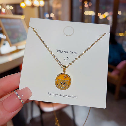 Temperamental Sweet High-grade Female Stylish Pendant Necklaces