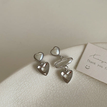 Women's Heart Design Sense Niche Retro Personality Earrings