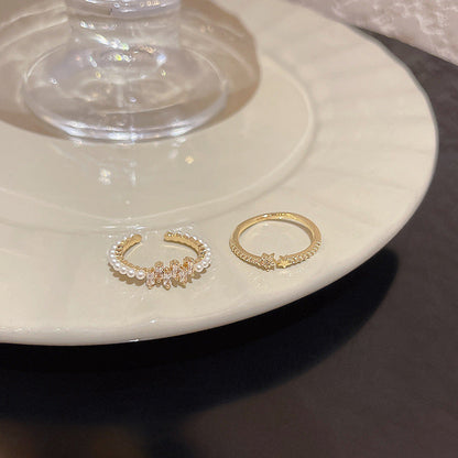 Light Luxury Minority Opening Adjustable Personalized Rings