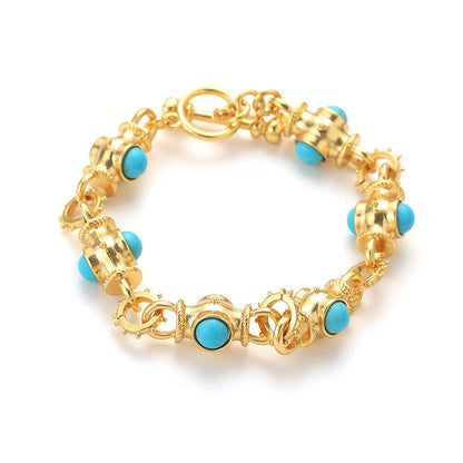Female Style French Court Turquoise High-grade Bracelets