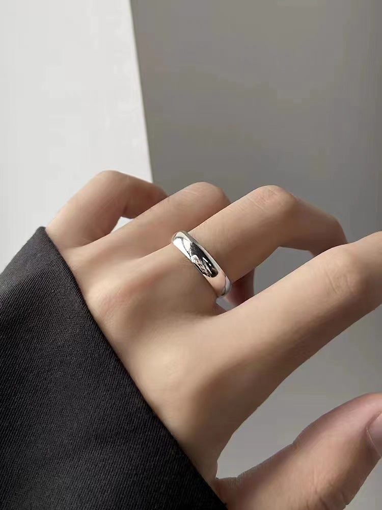 Decorative Female Fashion Aperture Boys Single Rings