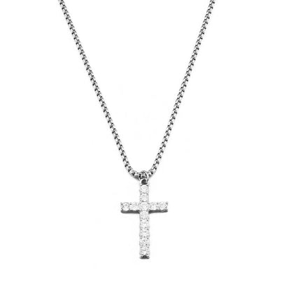 Women's & Men's Diamond Cross For Trendy Personalized Hip Hop Necklaces
