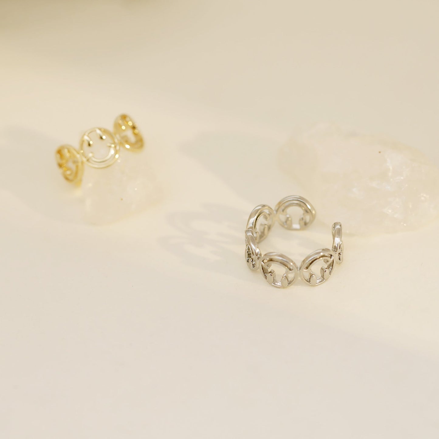 Design Sense French Retro Aloofness Style Fashion Rings