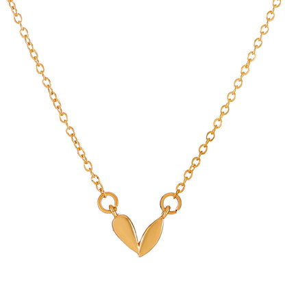 V-shaped Female Pendant Retro Fashion Elegance Necklaces