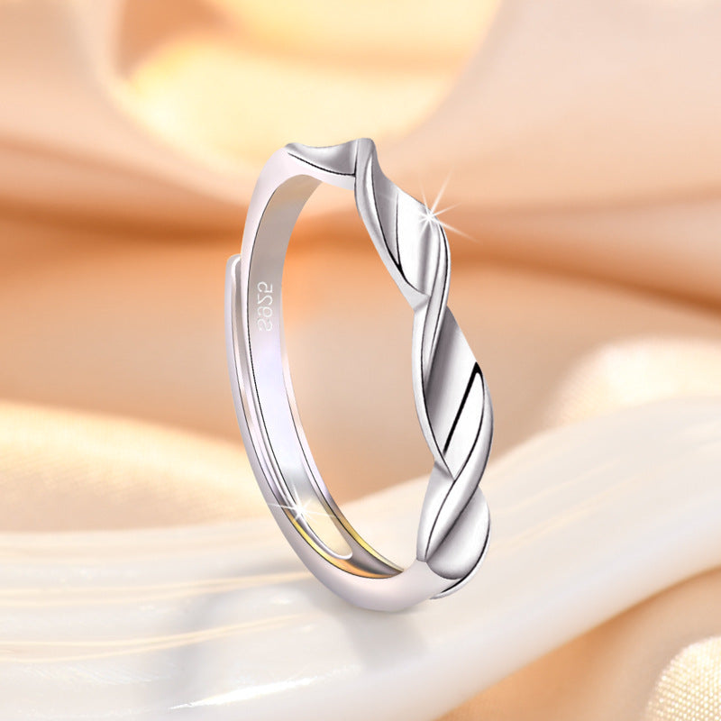 Women's & Men's & Mobius Strip Couple Pair And Rings