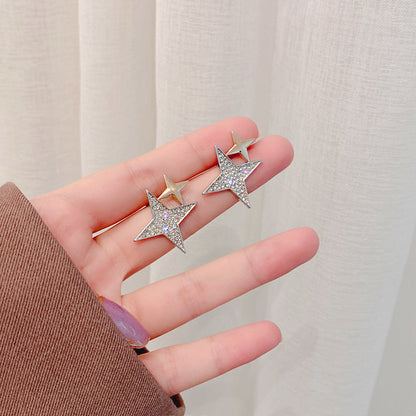 Women's Ear Geometric Bow Eardrops Graceful Full Earrings