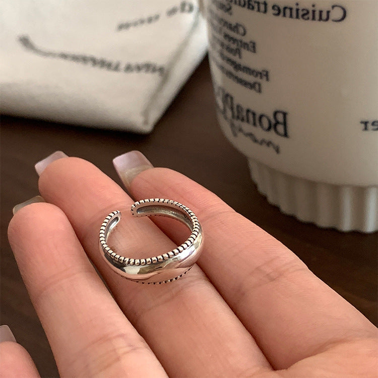 Metal Open Suit Female Design Sense Rings