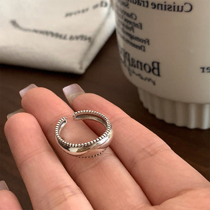 Metal Open Suit Female Design Sense Rings