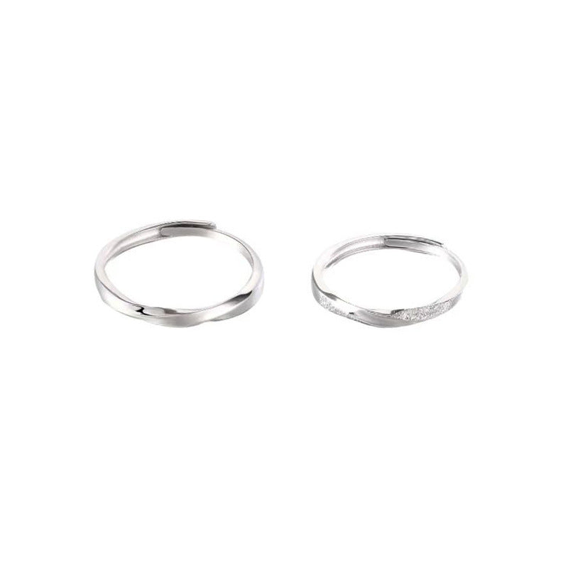 Couple Light Luxury Simple High Sense Rings