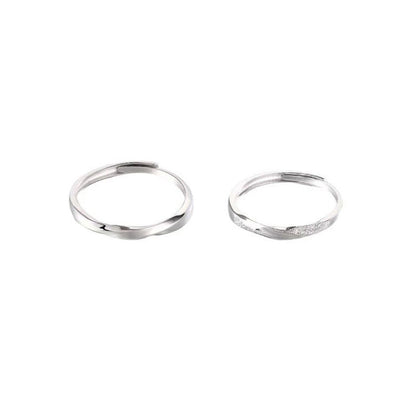Couple Light Luxury Simple High Sense Rings