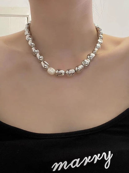 Irregular Freshwater Pearl Hip Hop Trendy Necklaces