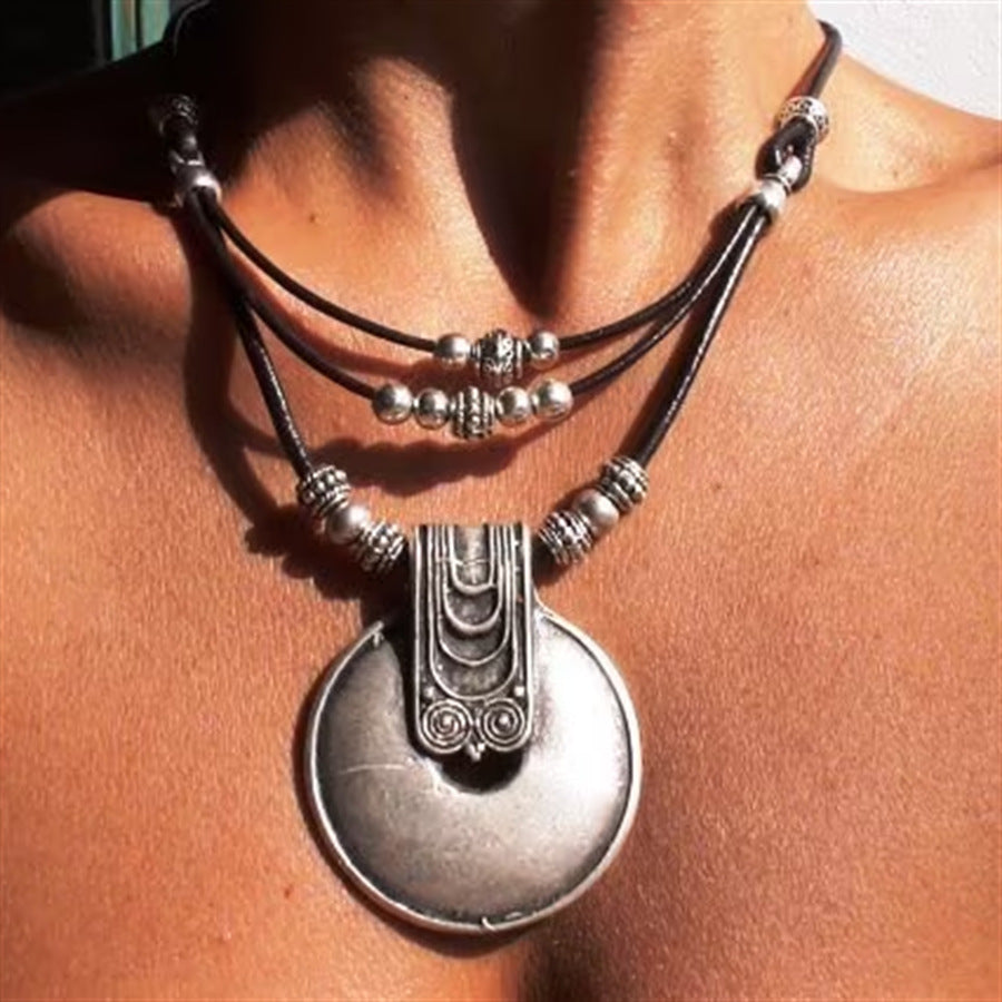 Ethnic Style Retro Artistic Clavicle Chain Necklaces