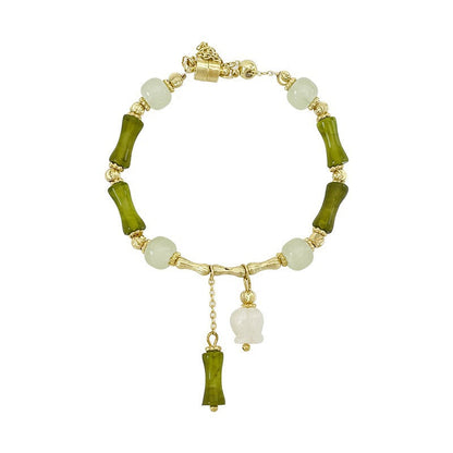 Women's Bamboo Jade For Chinese Style Traditional Bracelets