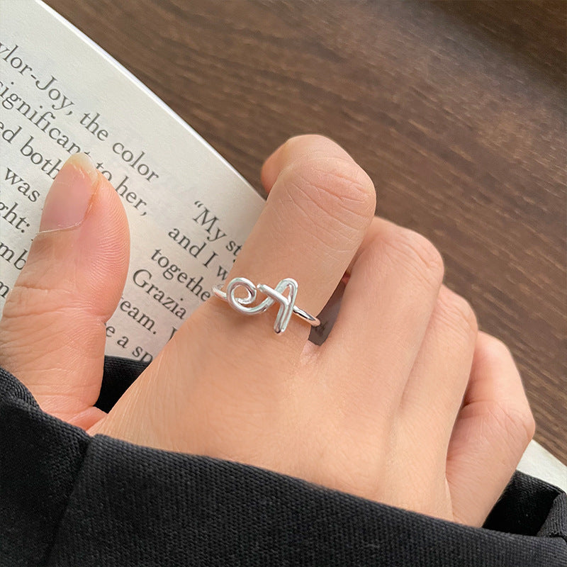 Personalized Cold Style Hand Jewelry Female Opening Rings