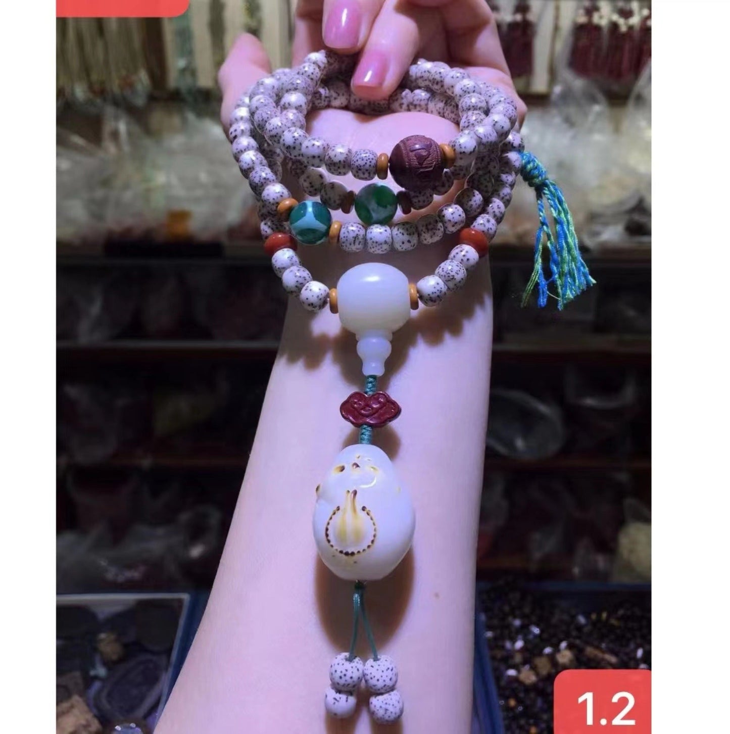 Gold Seed Bodhi Ethnic Style Cultural Artifact Bracelets