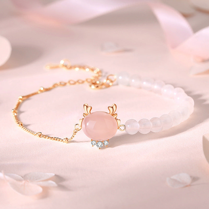 Heart Sterling Sier Peach Lucky Cute Dragon Life Necklaces