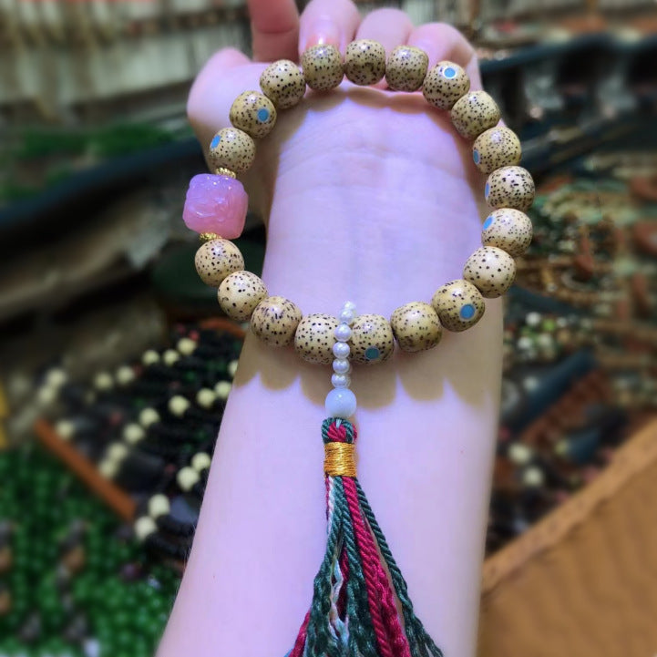 Gold Seed Bodhi Ethnic Style Cultural Artifact Bracelets