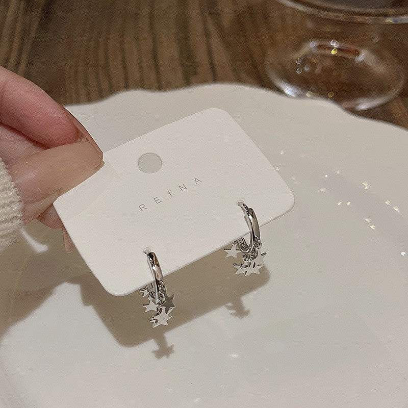 Fashionable Star Tassel Simple Temperament Cold Rings