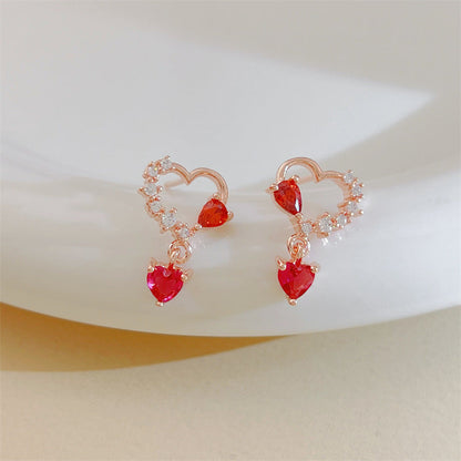 Trendy Niche Design Simple Cold Style High-grade Earrings