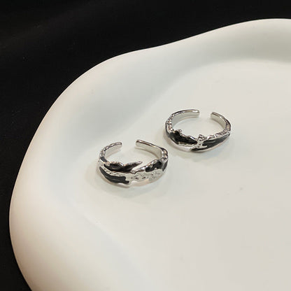 Women's & Men's & And Cold Wind Personality Sterling Sier Rings